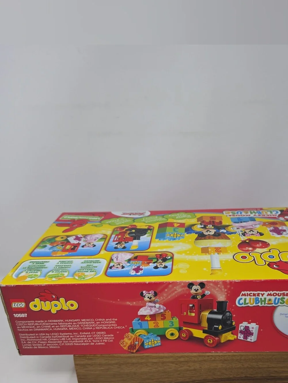 Lego Duplo Mickey Mouse Clubhouse Train Set - Red, Yellow, Blue